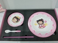 พร้อมส่ง POPMART PUCKY Fairy Gourmet Winery Series ชุดจาน 5ชิ้น น่ารัก ของแท้ จาก SHOP