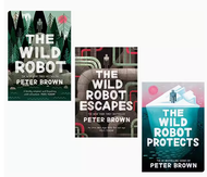 The Wild Robot Series book 1-3 with audio [reprinted version physical book]