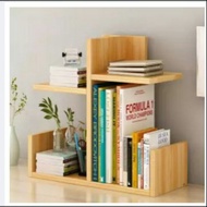 Sturdy Wooden Table Top Book Rack Book Shelf Table Organizer