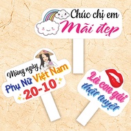 Hashtag welcomes March 8 and October 20