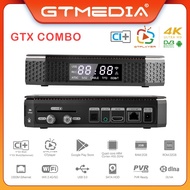 2023 NEW Gtmedia Gtx Combo Satellite Tv Box 4K 8K H265 Main10 Decoder DVB-S2/T2/C 2G+32G, Support CA&amp;CI Plus1.4, SATA-HDD, BT4.1 Henyi