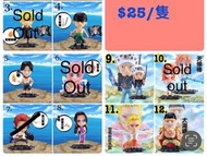 ONE PIECE海賊王公仔 711/7-11/7-Eleven figure 公仔擺設 12位海賊  24款造型 #江熚生 #anson kong #可當作生日蛋糕裝飾牌 #cake topper