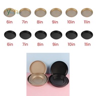 1 Piece Round Pizza Mould Plate Pizza Pan Carbon Steel Deep Tray Non-Stick Mold Baking Oven Tool Bak