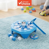 Mini Knocking Ice Rescue Penguins/Frog Game Toy Kids Puzzle Strike Ice Block Parent Child Board Game
