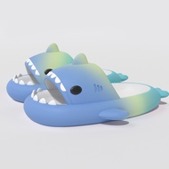Inaso Sandal Baby Shark Gradiasi Rainbow Sendal Karet Hiu Anak Sandal Wanita Hiu Viral Bahan Empuk A