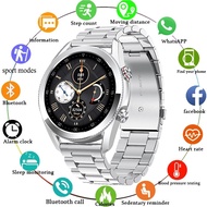 สมาร์ทวอทช์ นาฬิกาสมาร์ท Bluetooth Call Smart Watch Men Full Touch Fitness Tracker VS L16 GTS IP68 Waterproof PPG ECG Smartwatch For Xiaomi Huawei Phoneสมาร์ทวอทช์ นาฬิกาสมาร์ท Black Silicone