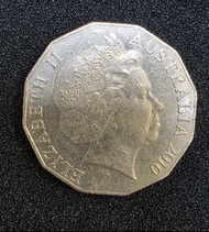 英女王澳洲 2010 年 50 分紀念幣共1枚, 澳洲國慶日(Australia Day)