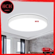 HCH Modern Ceiling Light 18W LED Black / White Casing Ceiling Lamp lampu Hiasan (5CM-18W)