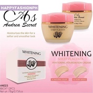 ♞,♘Andrea Secret AN023 Sheep Placenta Whitening Foundation Cream Available in Natural &amp; Ivory White