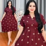 Jumbo rayon kimono dress, Ld 110cm, nursing friendly, 3 buttons, active kimono, side straps