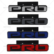 Suitable for TOYOTA TRD PRO Tacoma 4Runner Tundra Grille Modification Three Color Logo Stickers