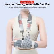 SMARTSIMPLE Wrist Immobilizer Splint Arm Care Fixation Sling Adjustable Typing Gym Tendinitis Relief