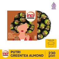 Kue Kering Ina Cookies Gold GREENTEA ALMOND