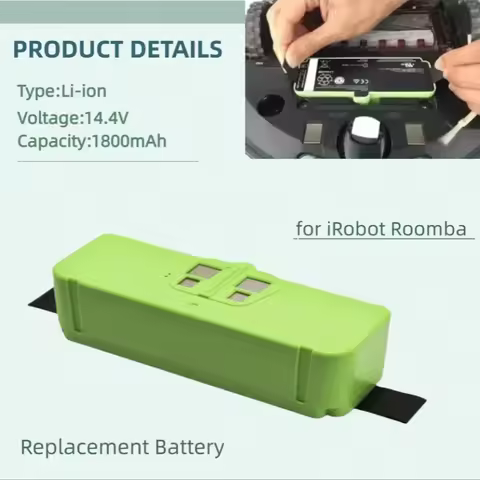 14.4V 6500mAh Li Ion Battery For IRobot Roomba Cleaner 900 800 700 600 Series 960 980 981 965 895 89