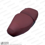 MERAH Maroon Red Seat Leather Vespa Lxv By Vespa Concept