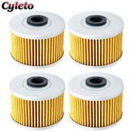 1/2/4pcs Cyleto Oil Filter for Kawasaki BN125 BN 125 Eliminator Ninja 125 Z125 pro Z 125 KL250 KL 25