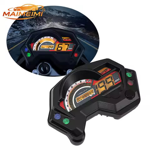 A Digital Motorcycle Dashboard Digital Tachometer Speedometer For Yamaha FZ S/FZ16/Fz V1/Fazer LCD M