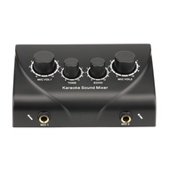 Household Mixer Mixer Mini Portable Mixer Karaoke Preamp Effect Microphone Amplifier