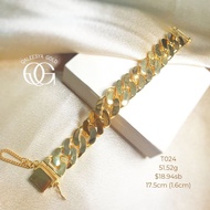 Rantai Tangan Benson Emas 916 | 916 Gold Benson Bracelet