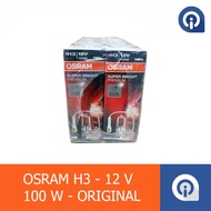 BOHLAM LAMPU OSRAM HALOGEN H3 12V 100W ORIGINAL