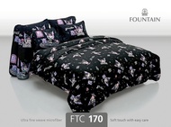Fountain แท้ครบเซ็ต (หรือเฉพาะผ้านวมก็ได้) ชุดปูที่นอน 3.5/5/6 ฟุต + นวม ฟาวน์เท่น ลายการ์ตูน Disney