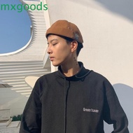 MXGOODS Men Women Skullcap, Cotton Dome Brimless Hat Unisex, Vintage Solid Color Docker Cap Gorras M