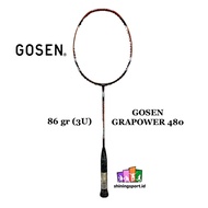 Gosen Grapower 480 Badminton Racket (+ Free T-shirt & Towel Grip 2 pcs)