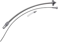 1 Set SHLPDFM Oil Tube Flexible Braided Transmission Dipstick Firewall Mount Oil Dipstick Replacemen
