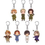 Hetalia APH Anime Cosplay Acrylic Keychain for Fans HD Themed Gifts Series 6cm
