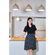 Floral Collar Dress (A66) ARAYA