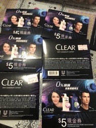 Clear shampoo 5g女士+5g 男士1set x9 sets