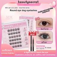 24h Shipping 【gift】Glue-free False Eyelashes Milk Cat Love Letter Six Rows Of Self-adhesive Eyelashe