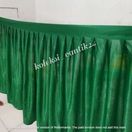 Pleated Table Skirting 85x200 cm – Shiny Filamin Buffet & Party Table Skirt ELEGAN