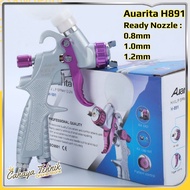 Auarita 0.8/1.0/1.2mm Spray Gun H891 MINI HVLP Automotive spray tool for TOPCOAT PAINTING