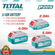 TOTAL P20S 20V Li-ion Battery Pack 2.0AH, 4.0AH , 5.0AH ( TFBLI20011 , TFBLI20021 , TFBLI2053 )
