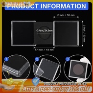20 Pcs Silver Dollar Coin Holder, 2 x 2 Half Dollar Coin Holder Coin Capsule Coin Snap Plastic Coin 