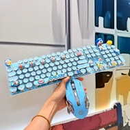 Customized Doll Wireless Bluetooth Three-Mode Mechanical Keyboard Wired Computer Notebook 104-Key DI