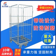 J-H/Folding Table Trolley Warehouse Truck Market Delivery Utility Wagon Cart Logistics Turnover Trol
