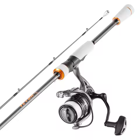 Rod And Fishing Reel Combo, IM7 Carbon Fiber Spinning Rod And Reel Combo, Bass Fishing Pole With 7 F