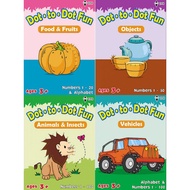 EPH DOT TO DOT FUN  3+ TRACING BOOK TRAINING BOOK ALPHABET NUMBER 1-100 幼儿 点点练习簿