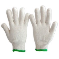 建成行 - 綠邊 加厚勞工手套 BBQ適用 (24隻）