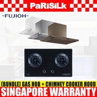 (Bundle) Fujioh FH-GS 5520 SVGL Gas Hob + FR-CL 1890 R Chimney Cooker Hood (900mm)