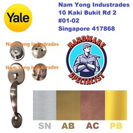 Yale Entrance Main Door Handle Lockset ST/CA5057 / 4 Different Colours / AC SN PB AB