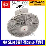 KDK CEILING ORBIT FAN 16inch WR40U/ KDK KIPAS ANGIN PLAFON WR-40U