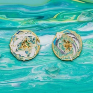 daparo夜光琺琅徽章 北極雙子星