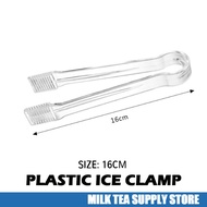 Ice Cube Clips Transparent Plastic Tongs Plastic Buffet Serving Tongs
