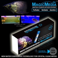 PA MagicMedia Original magic media crystal clear water aquarium anti bacteria algae air hijau gold fish arowana channa