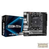 ASRock AMD Ryzen 5000 Series (Socket AM4) Compatible B550 Chipset Mini-ITX Motherboard 【Domestic Aut
