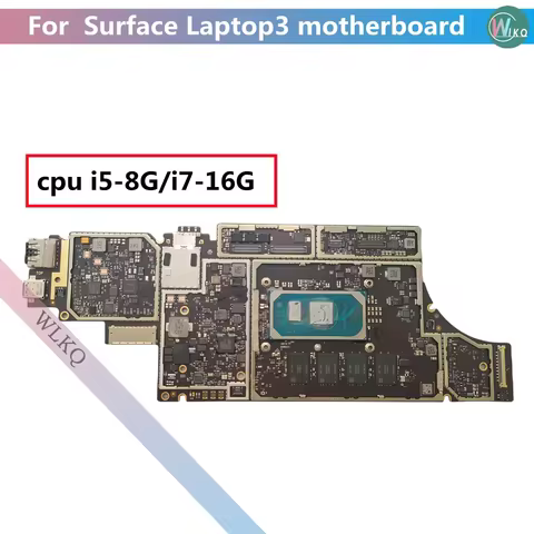 Original For Microsoft Surface laptop 3 Motherboard 1868/1867 Notebook 13.5inch cpu i5-8GB/ i7-16GB 