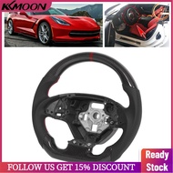 คาร์บอนไฟเบอร์สั่งทำพวงมาลัย Nappa ปรุหนังสำหรับ Chevrolet Corvette C7 2014-2019